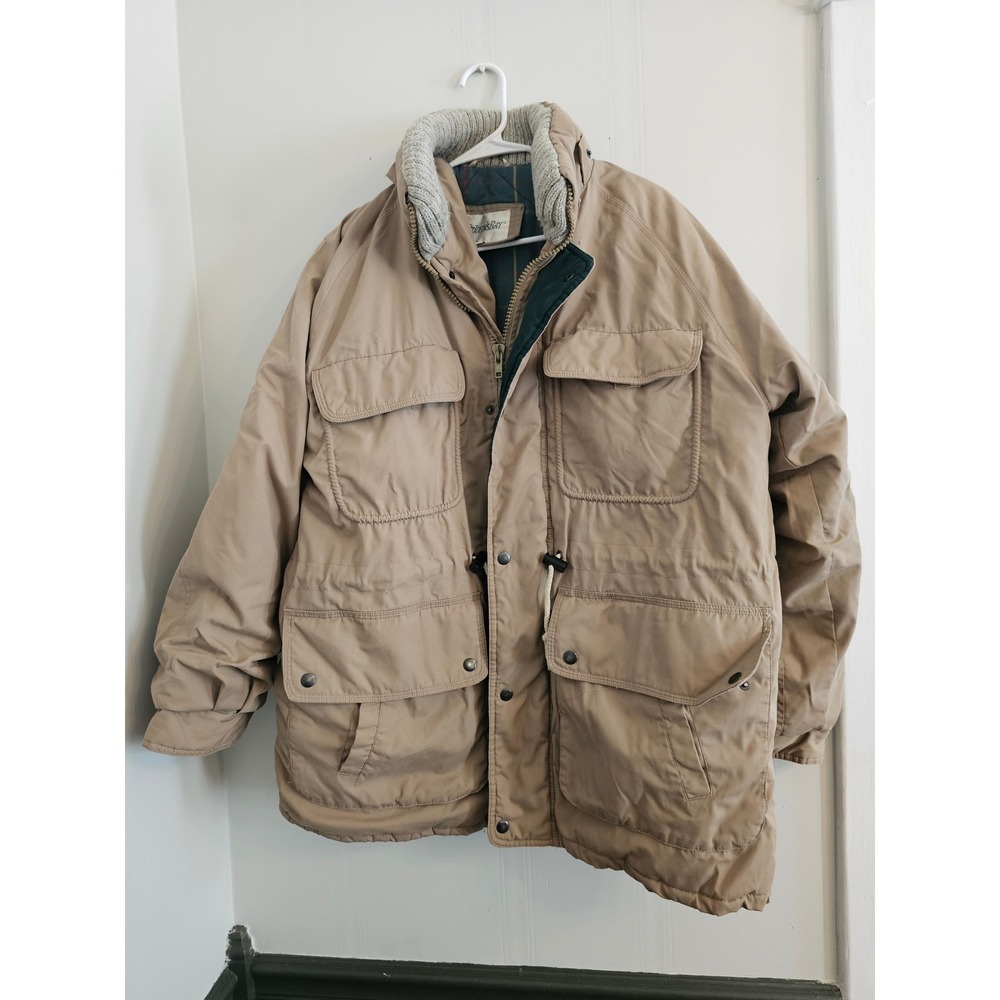 Vintage 80s 90s Y2K St Johns Bay Lg Chore Coat field Utility puffer Jacket coat